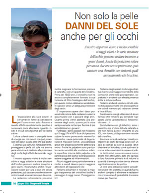 Non solo la pelle DANNI DEL SOLE anche per gli occhi